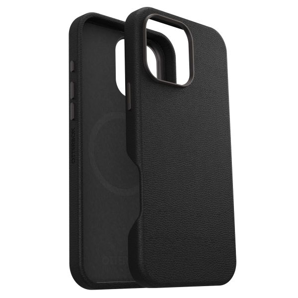 OtterBox Symmetry Cactus leren Backcover met MagSafe Apple iPhone 16 Pro Max - Noir Ash