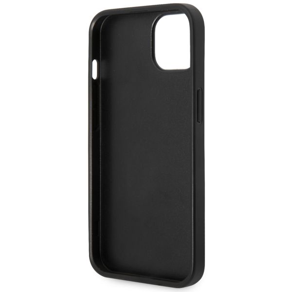 Guess 4G Metal Logo Backcover iPhone 15 - Grijs