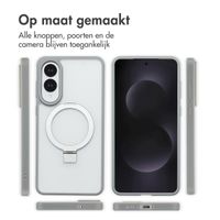 Accezz Ring Stand Backcover met MagSafe Samsung Galaxy S25 Edge - Grijs