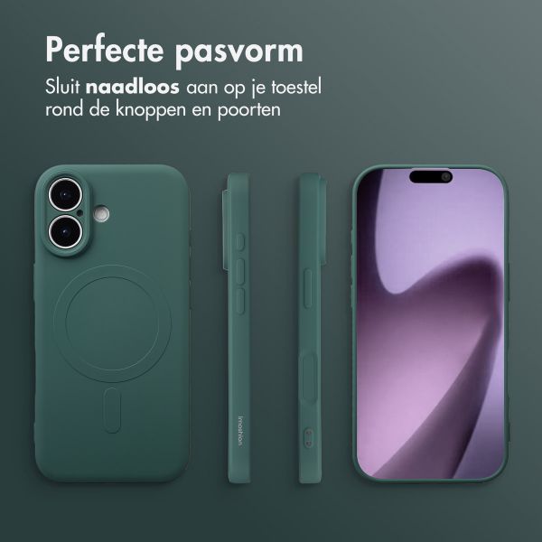 imoshion Color Backcover met MagSafe Apple iPhone 17 - Donkergroen