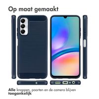 imoshion Brushed Backcover Samsung Galaxy A05s - Donkerblauw