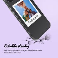 Gepersonaliseerd hoesje met polaroid iPhone 13 - Transparant