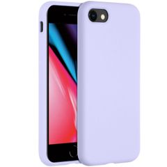 Accezz Liquid Silicone Backcover Apple iPhone SE (2022 / 2020) / 8 / 7 - Paars