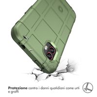 imoshion Rugged Shield Backcover Samsung Galaxy Xcover 6 Pro - Donkergroen