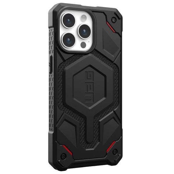 UAG Monarch Pro Backcover Apple iPhone 15 Pro Max - Kevlar Black