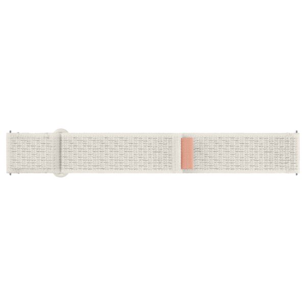 Samsung Originele Feather Fabric Band Samsung Galaxy Watch 4 / 5 / 6 / 7 - 20 mm - S/M - Sand