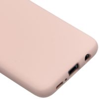 Accezz Liquid Silicone Backcover Samsung Galaxy S10e - Roze