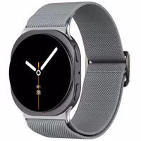 imoshion Elastisch Nylonbandje voor de Samsung Galaxy Watch 8 (Classic) - 40 / 44 / 46mm - Grijs