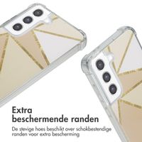 imoshion Design hoesje met koord Samsung Galaxy S21 FE - Beige Graphic