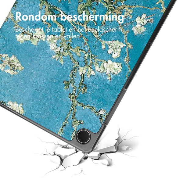 imoshion Design Trifold Bookcase Samsung Galaxy Tab A11 Plus - Green Plant