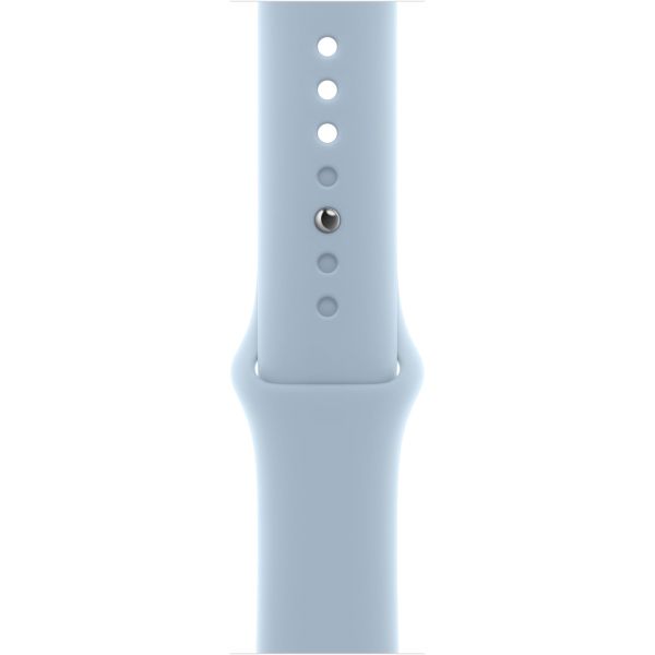Apple Sport Band Apple Watch Series 1 t/m 9 / SE (38/40/41 mm) | Series 10 / 11 (42 mm) - Maat S/M - Light Blue