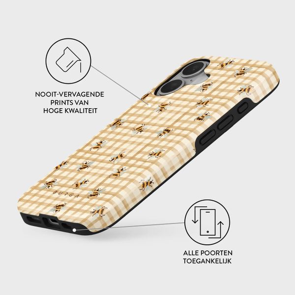 Burga Tough Backcover MagSafe Apple iPhone 16 - Honeycomb