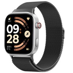 imoshion Milanees magnetisch bandje Xiaomi Smart Band 9 / 8 Pro / Redmi Watch 6 / 5 / 4 - Zwart