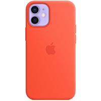 Apple Silicone Backcover MagSafe iPhone 12 Mini - Electric Orange