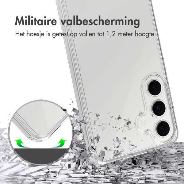 Accezz Xtreme Impact Backcover Samsung Galaxy S25 FE - Transparant