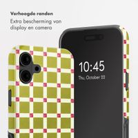 Selencia Vivid Backcover met MagSafe Apple iPhone 16 - Check This Olive