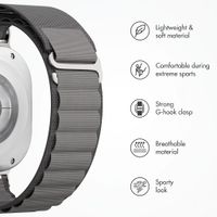 Accezz Nylon Alpine Band Samsung Galaxy Watch Ultra 2 (2026) / Ultra (2024/2025) - Dark Grey