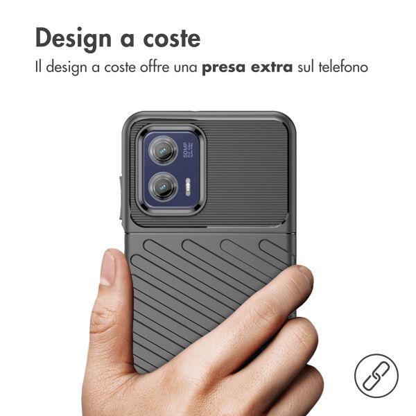imoshion Thunder Backcover Motorola Moto G73 - Zwart
