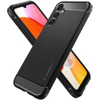 Spigen Rugged Armor Backcover Samsung Galaxy A14 (5G) - Carbon Zwart