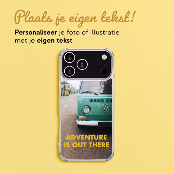 Ontwerp je eigen MagSafe Clear Case Apple iPhone 17 Pro Max - Transparant