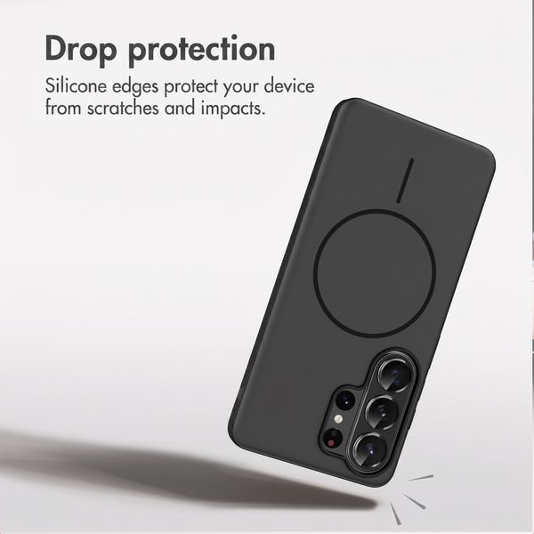 imoshion Colour Back Cover with Thin MagSafe Ring Samsung Galaxy S26 Ultra - Black