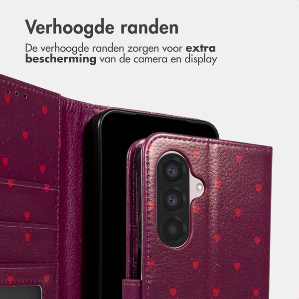 imoshion Design Bookcase Samsung Galaxy A35 - Crush Check Coral Dust