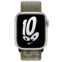 Apple Nike Sport Loop Band Apple Watch | 38/40/41/42 mm - Sequoia / Pure Platinum