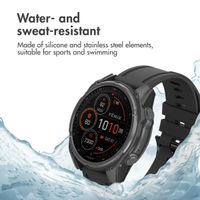 imoshion QuickFit® Line Silicone Band - Garmin QuickFit® 20 mm attachment - Black
