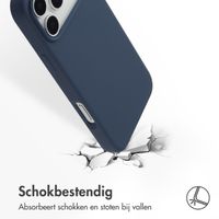 Accezz Liquid Silicone Backcover met MagSafe Apple iPhone 17 Pro Max - Donkerblauw