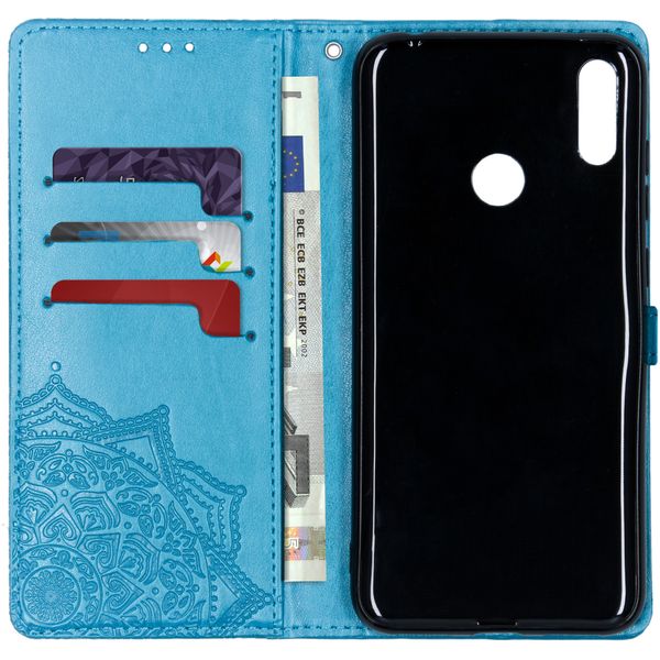 Mandala Bookcase Huawei Y7 (2019) - Turquoise