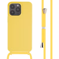 imoshion Siliconen hoesje met koord Apple iPhone 15 Pro Max - Geel