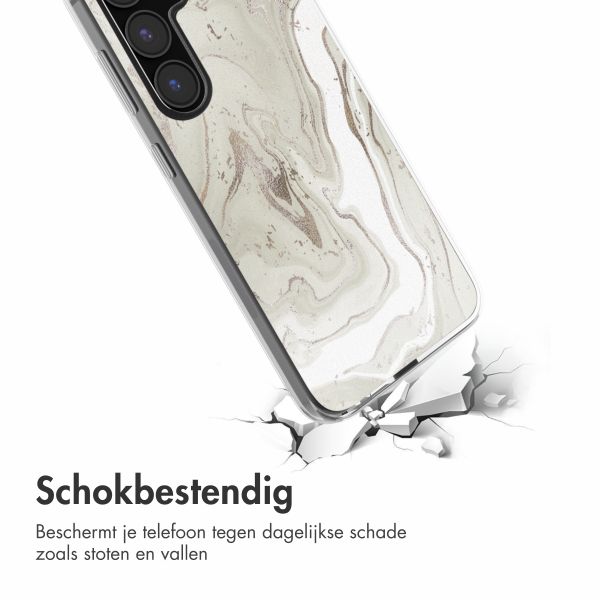 imoshion Design hoesje Samsung Galaxy S24 FE - Sandy Marble
