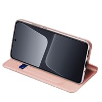 Dux Ducis Slim Softcase Bookcase Xiaomi 13 - Rosé Goud