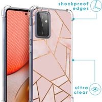 imoshion Design hoesje met koord Samsung Galaxy A72 - Pink Graphic