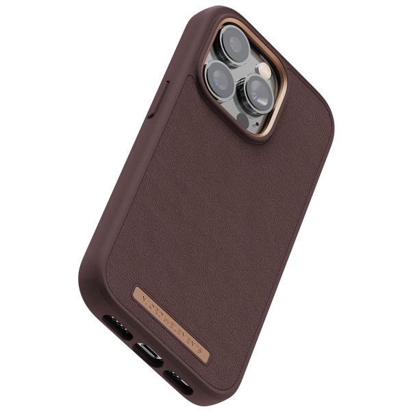 Njorð Collections Genuine Leather Case iPhone 14 Pro - Brown