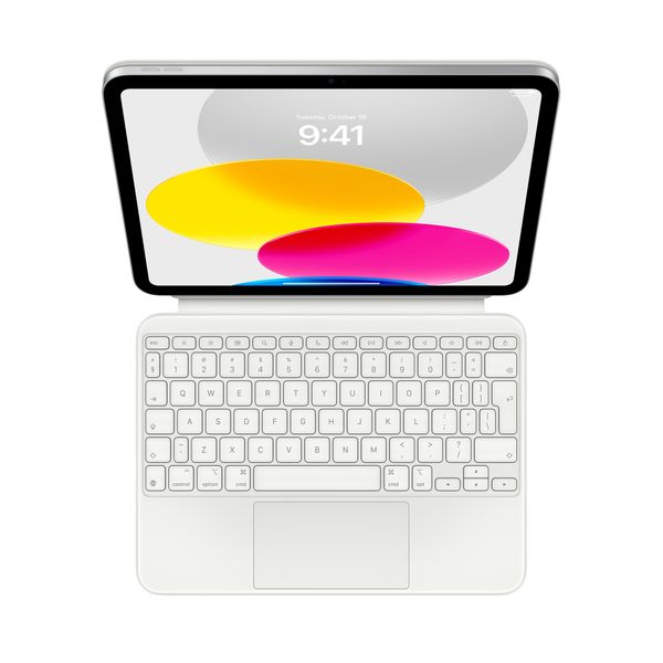 Apple Magic Keyboard Apple iPad 11 (2025) 11 inch A16 / iPad 10 (2022) 10.9 inch - QWERTY - Wit