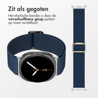 imoshion Elastisch Nylonbandje voor de Samsung Galaxy Watch 8 (Classic) - 40 / 44 / 46mm - Donkerblauw