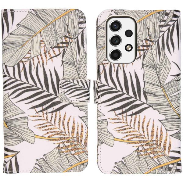 imoshion Design Softcase Bookcase Samsung Galaxy A53 - Glamour Botanic