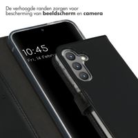 Selencia Echt Leren Bookcase Samsung Galaxy S24 - Zwart