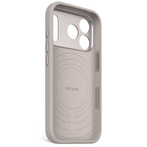 Decoded Silicone Backcover MagSafe Apple iPhone 17 Pro Max - Soft Taupe