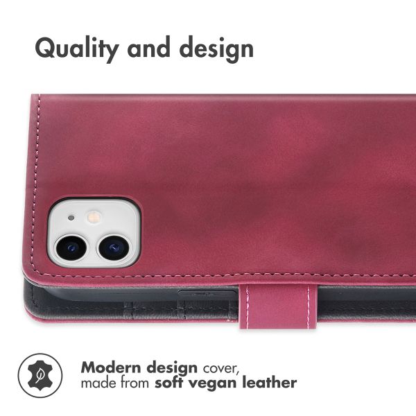 imoshion Bookcase with Strap Apple iPhone 11 - Red