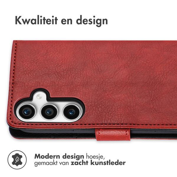 imoshion Luxe Bookcase Samsung Galaxy S23 FE - Rood