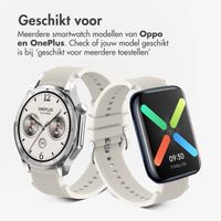 imoshion Siliconen bandje voor de OnePlus Watch 3 / 2 / 2R / Oppo Watch X2 / X - Beige