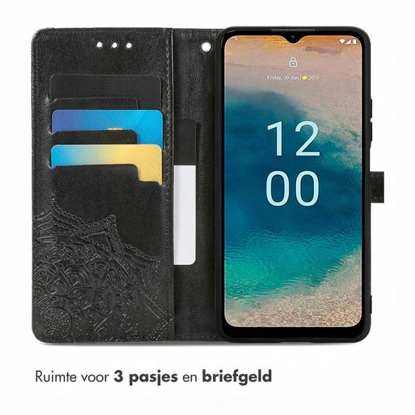 imoshion Mandala Bookcase Nokia G22 - Zwart