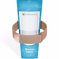 imoshion Milanees magnetisch bandje Apple Watch Series 1 - 9 / SE (38/40/41 mm) | Series 10 / 11 (42 mm) - Maat M - Rosé Goud