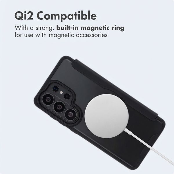 imoshion Transparent Bookcase with MagSafe Samsung Galaxy S26 Ultra - Black