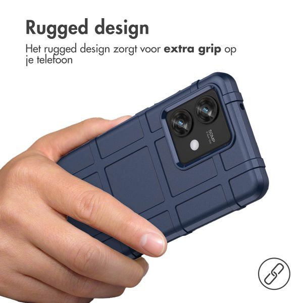 imoshion Rugged Shield Backcover Motorola Edge 40 Neo - Donkerblauw