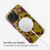 Selencia Vivid Backcover met MagSafe Apple iPhone 16 Pro - Moo'd Olive Dust