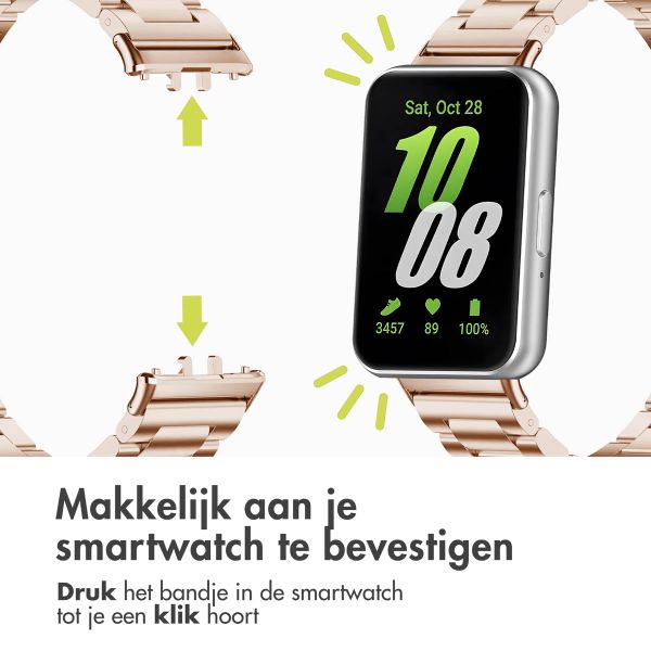 imoshion Stalen bandje Samsung Galaxy Fit 3 - Rosé Goud