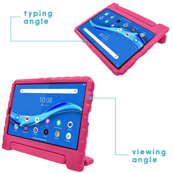 imoshion Kidsproof Backcover met handvat Lenovo Tab M10 Plus / M10 FHD Plus - Roze